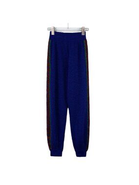 Gucci blue wool casual pants